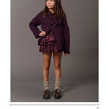Gonna Skirt | Prugna/Bianco (Pre-Order)