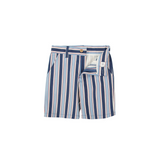 Shirt & Stripe Short Set| Blue