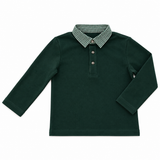 Arturo 1 Polo | Green Gingham Collar