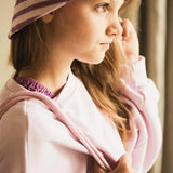 Bucket Hat - Violet Purple Stripe