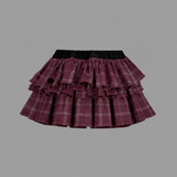 Gonna Skirt | Prugna/Bianco (Pre-Order)