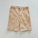 Beige Twill Bermuda Shorts