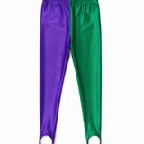 Purple Green Leggings