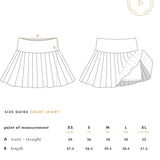 Pleated Court Skort