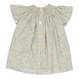 Bergénie Blouse | Coral Yellow Floral Print