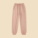 Natural Dye Everyday Zip Up Jogger Set in Onion