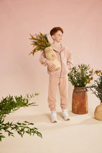 Load image into Gallery viewer, Natural Dye Everyday Zip Up Jogger Set in Onion
