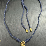 Bubble Letter Cord Necklace