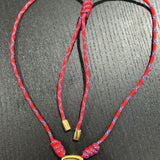 Bubble Letter Cord Necklace
