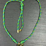 Bubble Letter Cord Necklace