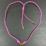 Bubble Letter Cord Necklace