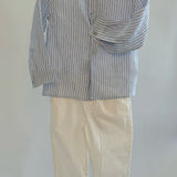 Stripes Blue Shirt & Barney Trousers Set
