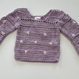 Lavender Bloom Crochet Set | Purple