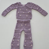 Lavender Bloom Crochet Set | Purple