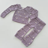 Lavender Bloom Crochet Set | Purple