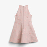 Esra Daisy Boucle Mini Dress | Pink
