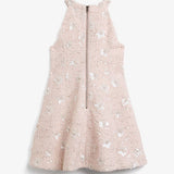 Yve Boucle Mini Dress | Soft Pink