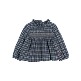 BB Tartan Blouse | Navy