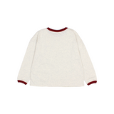 Melange T-shirt | Pomegranate
