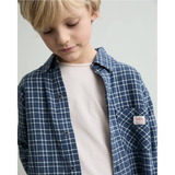 Tartan Shirt | Navy