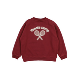 Tennis Sweatshirt | Pomegranate