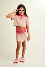 Load image into Gallery viewer, Portofino Crochet Top And Skirt Set | Pink
