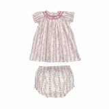 Baby Cherry Dress & Bloomer Set | Roses Farandole