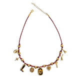 COLLIER BELYA | Marron Rose