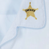 Cowboy Pj's Shorts | Pale Blue