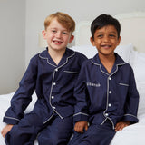 Navy Cotton PJ’s | Navy