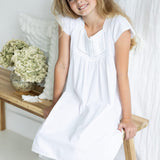 Mini Nicole Short Sleeve Dress | White