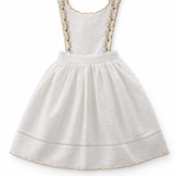 Teresa Embroidered Dress | Ecru