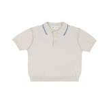 Xalapa Knitted Polo | Chalk