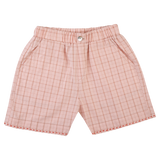 Álvaro Embroidered Shorts | Vichy Rose
