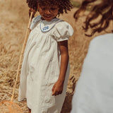 Sophia Embroidered Dress | Ecru