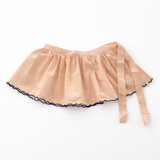 Alma Embroidered Overskirt | Vichy Yellow