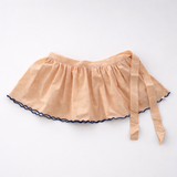 Alma Embroidered Overskirt | Vichy Yellow