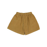 Soft Velour Skirt Short | Ocre