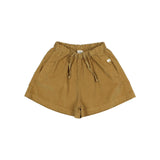 Soft Velour Skirt Short | Ocre