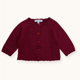 Luna Cardigan BB | Burgundy
