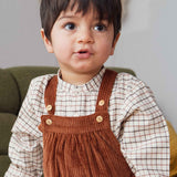 Emilie Shirt | Checks Chocolate/Ivory