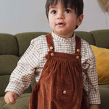 Emilie Shirt | Checks Chocolate/Ivory