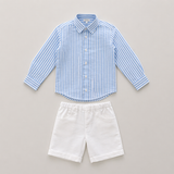 MC ML Shirt | Blue Stripe