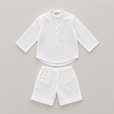 Adamo Linen Shirt | White