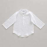 Adamo Linen Shirt | White