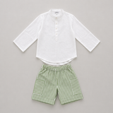 Adamo Linen Shirt | White