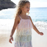 Rainbow Sequin Tiered Dress