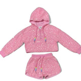 Pretty in Pink Sequin Short Set