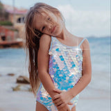 Paillette Sparkle Sky Swimsuit