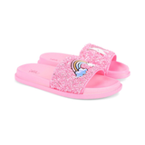 Pink Glitter Unicorn Slides